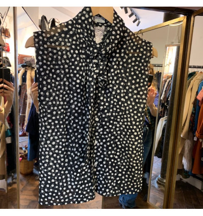 Blouse LANVIN vintage pois