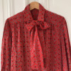 Blouse Louis Feraud vintage imprimé cachemire