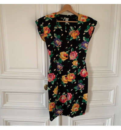 Robe Emanuel Ungaro vintage fleurs
