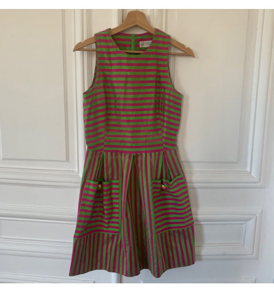 Robe Givenchy vintage rayures TS