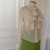 Blouse Valentino jabots froufrou TS