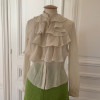 Blouse Valentino jabots froufrou TS