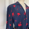 Chemise/Veste soie vintage Ted Lapidus