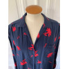 Chemise/Veste soie vintage Ted Lapidus