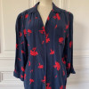 Chemise/Veste soie vintage Ted Lapidus