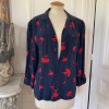 Chemise/Veste soie vintage Ted Lapidus