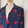 Chemise/Veste soie vintage Ted Lapidus