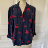 Chemise/Veste soie vintage Ted Lapidus