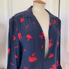 Chemise/Veste soie vintage Ted Lapidus