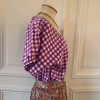 Blouse Saint Laurent vintage vichy T42