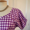 Blouse Saint Laurent vintage vichy T42