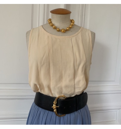Débardeur soie Yves Saint Laurent T34