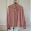 Blouse Jean Patou soie lavallière