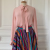 Blouse Jean Patou soie lavallière
