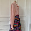 Blouse Jean Patou soie lavallière