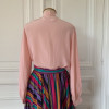 Blouse Jean Patou soie lavallière