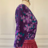 Blouse Yves Saint Laurent vintage imprimée fleurs