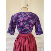 Blouse Yves Saint Laurent vintage imprimée fleurs