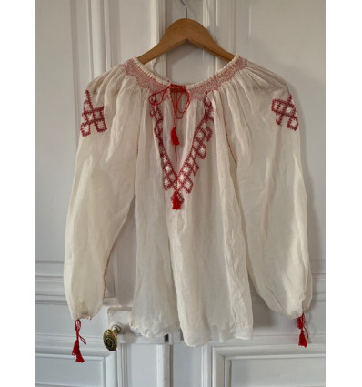 Blouse vintage roumaine size S