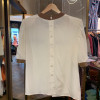 Blouse Celine vintage soie noeud taille 38