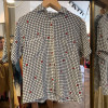 Blouse Guy Laroche soie graphique manches courtes