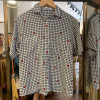 Blouse Guy Laroche soie graphique manches courtes