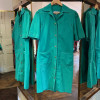 Robe Celine vintage denim vert emeraude T38