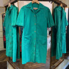Robe Celine vintage denim vert emeraude T38
