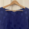 Blouse Saint-Laurent vintage coeurs soie