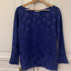 Blouse Saint-Laurent vintage coeurs soie