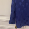 Blouse Saint-Laurent vintage coeurs soie