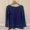 Blouse Saint-Laurent vintage coeurs soie