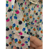 Blouse Saint-Laurent vintage fleurs 70s TS