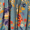 Jupe Anastasia vintage imprimé floral bleue