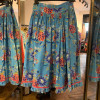 Jupe Anastasia vintage imprimé floral bleue