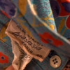 Jupe Anastasia vintage imprimé floral bleue
