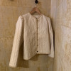Veste matelassée vintage Saint-Laurent lurex