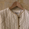 Veste matelassée vintage Saint-Laurent lurex