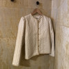 Veste matelassée vintage Saint-Laurent lurex