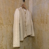 Veste matelassée vintage Saint-Laurent lurex