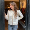 Veste matelassée vintage Saint-Laurent lurex