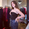 Bustier Emanuel Ungaro vintage lamé TS